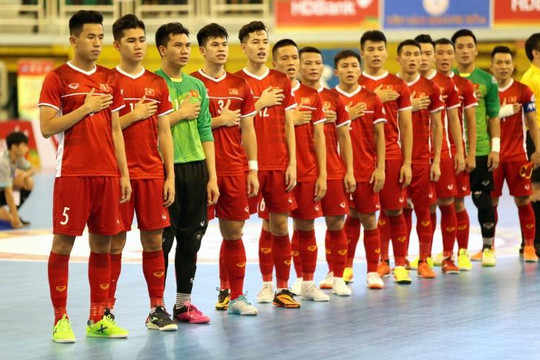 Việt Nam cùng bảng Turkmenistan, Tajikistan và Oman tại VCK Futsal châu Á 2020