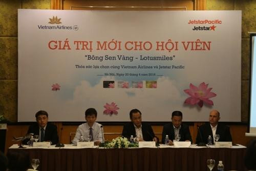 Giá trị mới cho Hội viên Bông Sen Vàng - Chương trình hợp tác giữa Vietnam Airlines và Jetstar Pacific