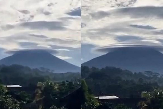Clip các đám mây hình UFO trên đỉnh núi gây hoang mang: Có từ đâu?