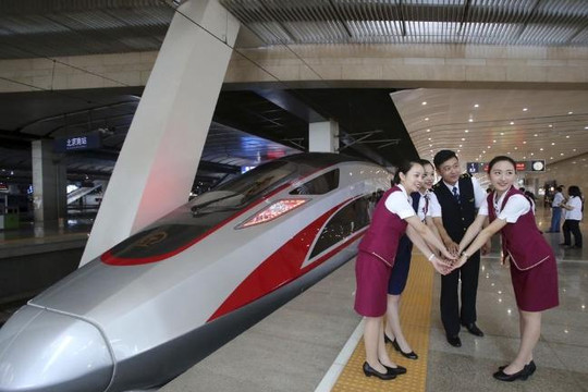 Trung Quốc sắp khai trương tàu hỏa nhanh nhất thế giới