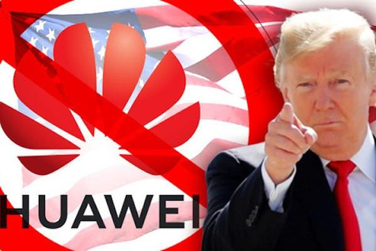 Tổng thống Donald Trump ký ban hành luật cấm công ty viễn thông Mỹ mua thiết bị Huawei