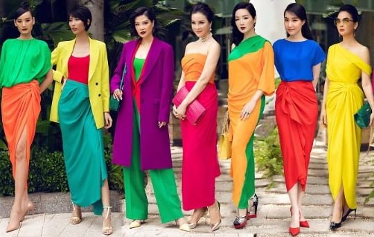 Học cách phối trang phục đa sắc như các mỹ nhân V-biz