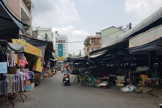 An Giang: Nhiều khu chợ, đường phố lớn vắng người