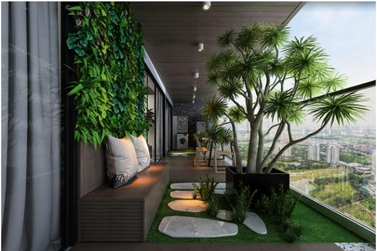 Vườn ngang trời: sáng tạo mới của bất động sản Việt