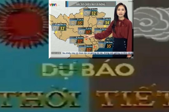 'Đào mộ' clip bản tin dự báo thời tiết của VTV 26 năm trước: Nhiệt độ khác gì nay?