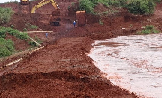 ‘Tại trời mưa nên xảy ra sự cố tràn bùn đỏ ở bauxite nhôm Lâm Đồng’