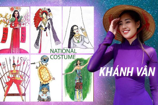 Ý tưởng dịch COVID-19 được sử dụng vào trang phục dân tộc cho Khánh Vân ở Miss Universe