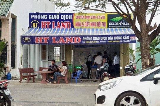 Đà Nẵng: Yêu cầu tháo dỡ các ki-ốt mua bán đất trái phép