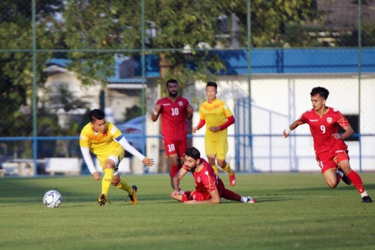 U.23 Việt Nam mở màn năm mới bằng trận thua Bahrain
