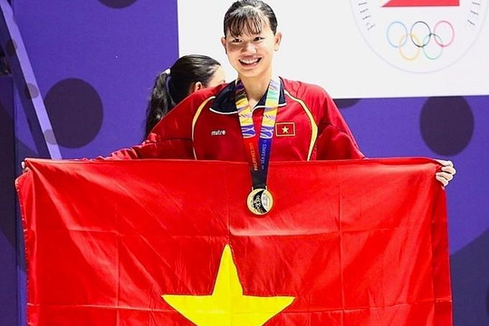 Ánh Viên chính thức là VĐV giành nhiều huy chương nhất SEA Games 2019
