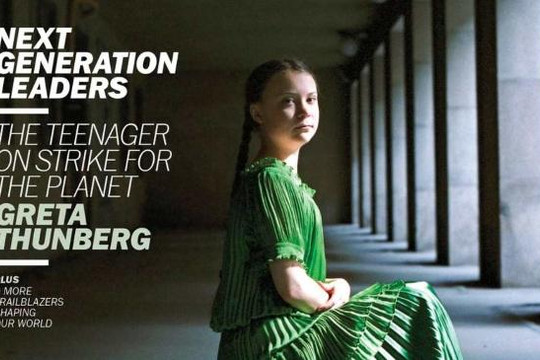 Nhà hoạt động khí hậu tuổi teen Greta Thunberg sẽ lên trang bìa tạp chí Time