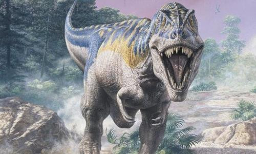 Khủng long bạo chúa tyrannosaurus không có lông vũ