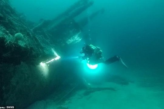 Khám phá xác tàu ngầm của Đức từ Thế chiến thứ hai