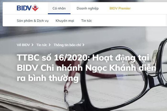 BIDV thông tin về vụ cướp ngân hàng vài trăm triệu ngay giữa Hà Nội