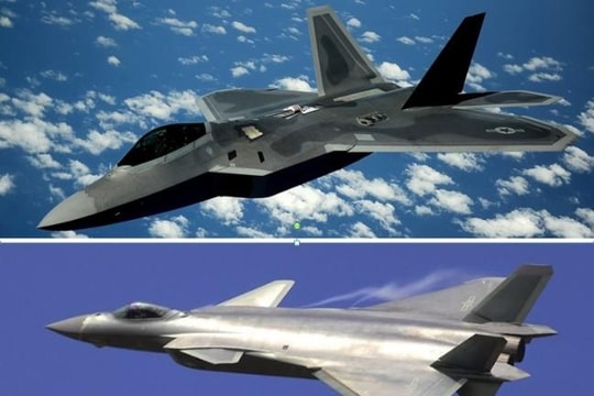 J-20 Trung Quốc ‘so găng’ với F-22 Mỹ