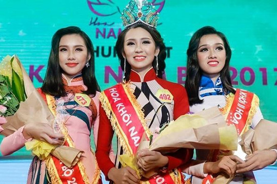 Người đẹp Nguyễn Thị Hải Yến đăng quang Hoa khôi Nam bộ 2017
