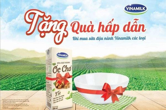 Khuyến mãi hấp dẫn trong tháng 12 từ sữa đậu nành Vinamilk