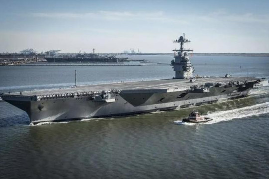 Mỹ tốn thêm 120 triệu USD để sửa chiếc tàu chiến đắt đỏ nhất của mình