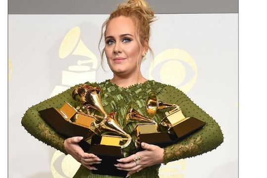 Vượt mặt Beyoncé, Adele càn quét các giải quan trọng của Grammy 2017