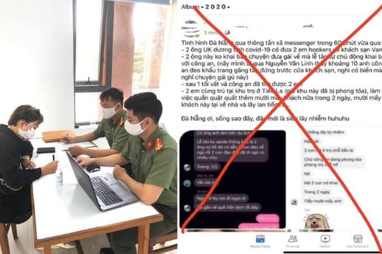 Đà Nẵng: Phạt một cá nhân 10 triệu đồng vì đăng facebook sai về dịch COVID-19