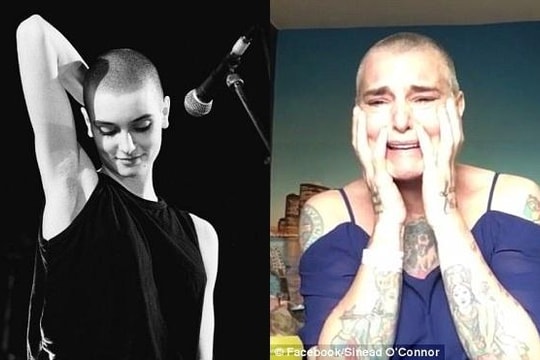 Nữ ca sĩ Sinead O' Connor khóc than, cầu cứu vì muốn tự tử