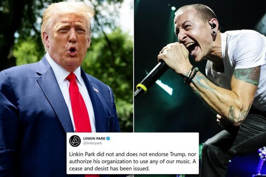 Xem video của Tổng thống Trump với nhạc nền Linkin Park bị Twitter xóa vì bản quyền