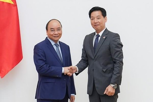 Thủ tướng mong muốn Aeon đẩy mạnh xuất khẩu hàng hóa Việt Nam