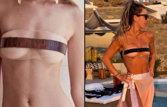 Bộ bikini trong suốt khoe trọn vòng 1 gây tranh cãi của nhà mốt Brazil
