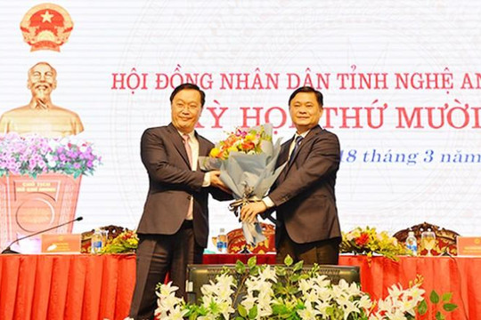 Nghệ An có tân chủ tịch UBND tỉnh
