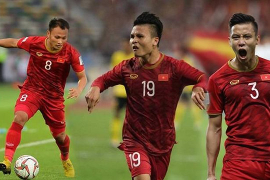 Hơn Thái Lan 19 bậc, Việt Nam đứng hạng 94 trên bảng xếp hạng FIFA