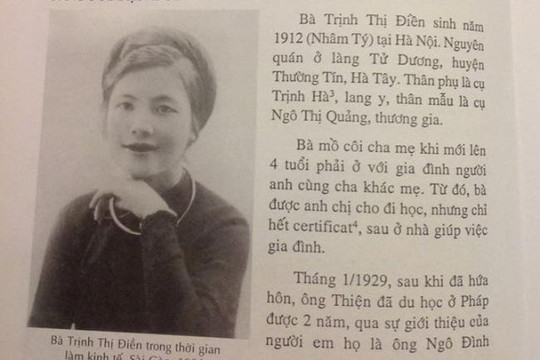 Chưa phải người của Đảng, cụ bà Trịnh Văn Bô từng nhận sứ mệnh lịch sử