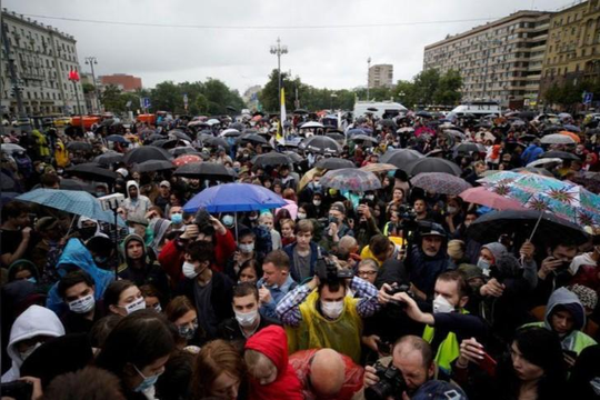 Hơn 1.000 người Nga biểu tình phản đối sửa đổi hiến pháp
