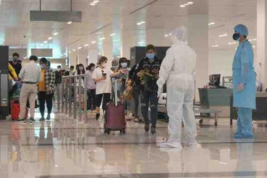 Sân bay Cần Thơ tiếp tục đón các chuyến bay đưa công dân về nước