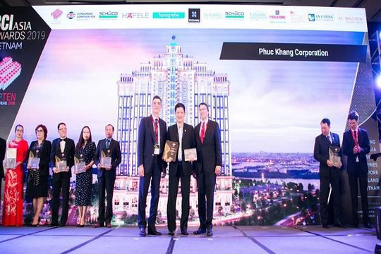 Giải thưởng BCI Asia Awards 2019: Phuc Khang Corporation lần thứ 3 liên tục vào Top 10