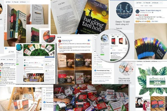 Các nhà sách bêu tên các trang kinh doanh sách giả ở Việt Nam