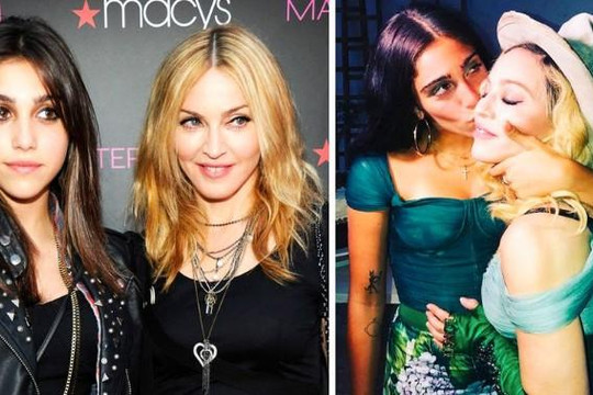 Những hình ảnh khó phân biệt giữa Madonna và con gái Lourdes
