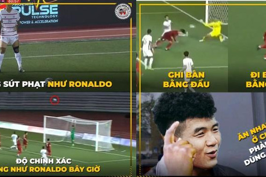 Cầu thủ Campuchia gốc Việt sút phạt như Ronaldo, thầy Park bỗng thay Đức Chinh ghi bàn