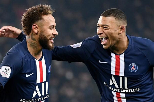 Neymar, Mbappe cùng PSG chính thức lên ngôi vô địch Ligue 1