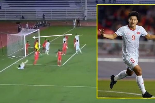 VIDEO: Bàn thắng của Hà Đức Chinh vào lưới U.22 Singapore