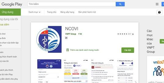 Tham gia chống dịch, ứng dụng NCOVI đã có mặt trên cả 2 hệ điều hành iOS và Android