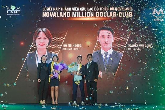 2 thành viên đầu tiên của Novaland Million Dollar Club