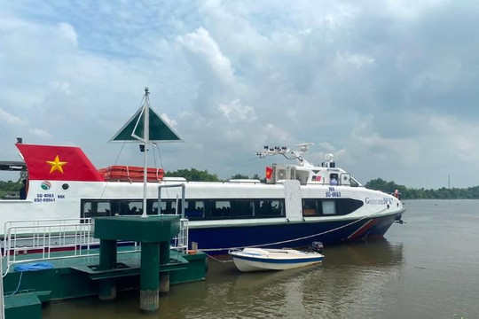TP.HCM sắp có tuyến tàu đường sông Bạch Đằng – Bình Dương – Củ Chi