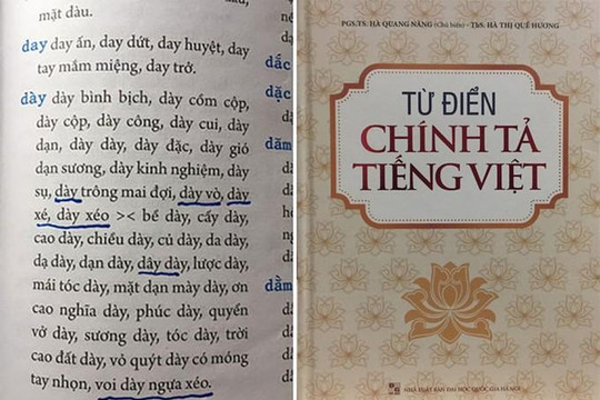 Đình chỉ và thu hồi quyển 'Từ điển chính tả tiếng Việt' của PGS.TS Hà Quang Năng