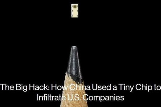 Apple, Amazon phản ứng trước tin bị Trung Quốc cấy chip siêu nhỏ theo dõi máy chủ