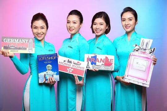 Vietnam Airlines đồng bộ chất lượng 4 sao với hệ thống Lotushop