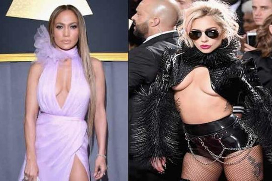 Lady Gaga, Rihanna, Jennifer Lopez hở bạo nhất trên thảm đỏ Grammy 2017