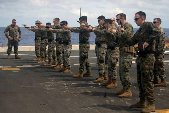 Thủy quân lục chiến Mỹ tập trận 'nhắc nhở' Trung Quốc
