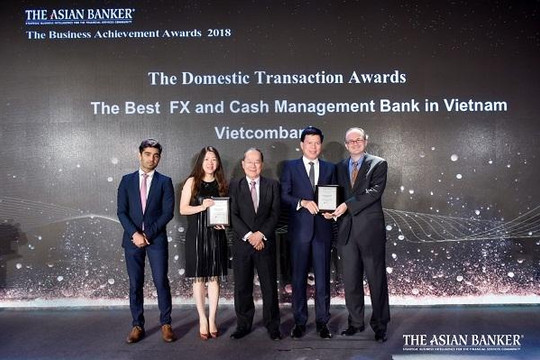 Vietcombank nhận hai giải thưởng từ The Asian Banker
