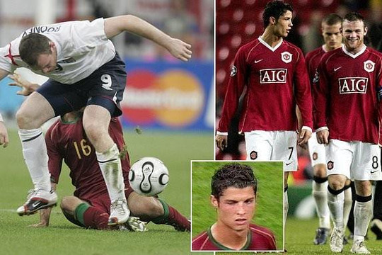 Rooney lên tiếng vụ bị Ronaldo chơi khăm và nhận thẻ đỏ ở World Cup 2006