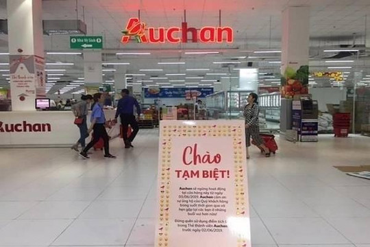 Auchan chính thức dừng hoạt động 15 siêu thị tại Việt Nam từ hôm nay